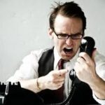 Debt Collector on Phone